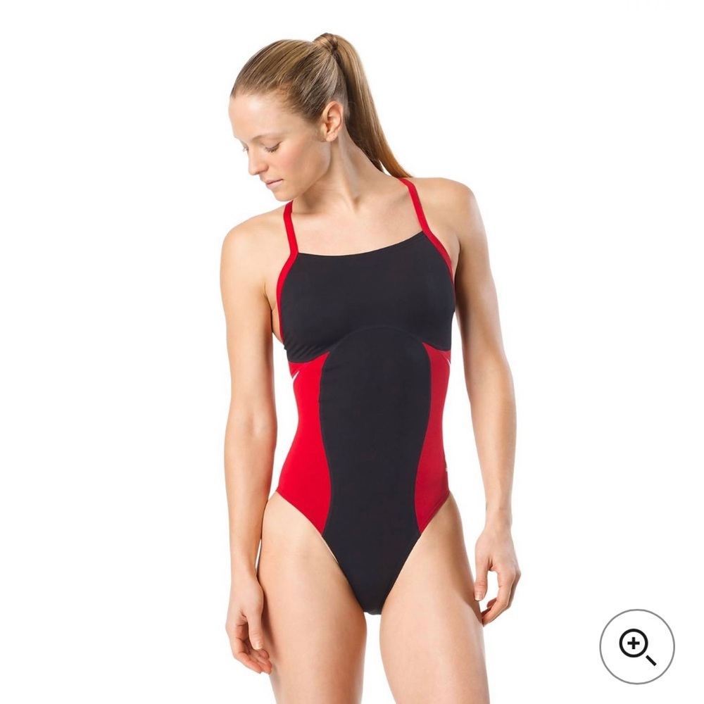 Speedo Spark Splice Flyback One Piece Female Training Swimsuit size 8/34